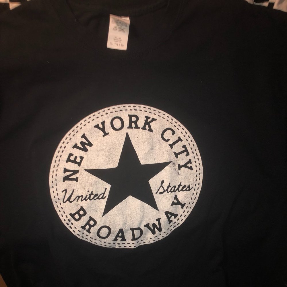 New York City Broadway Converse Design SZ X-Large